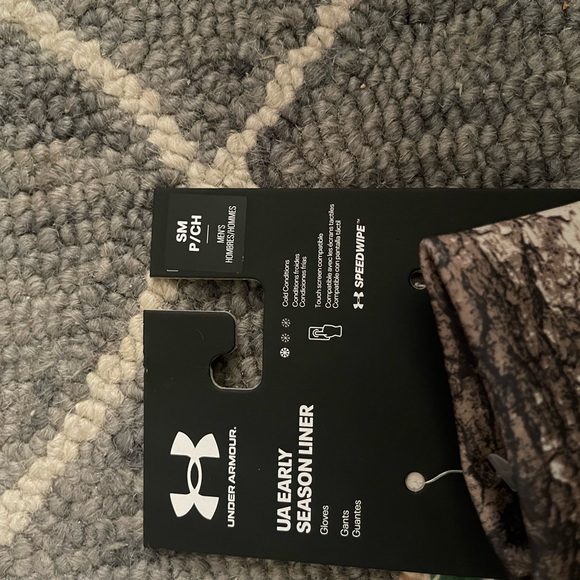 Under Armour Early Season Liner Gloves Early Season Men's Small Realtree - Picture 5 of 5